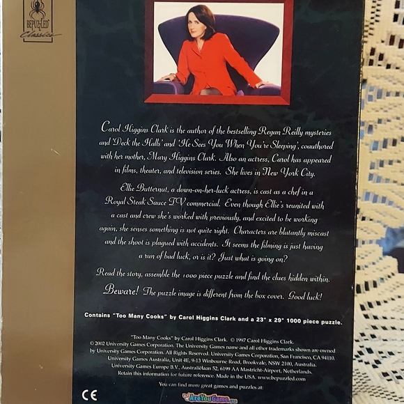 Carol Higgins Clark Mystery Jigsaw Puzzle - Picture 3 of 16